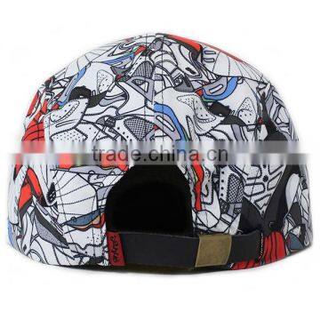 Sunshade Summer Digital Printing Mateiral Bucket Hat and 5 Panel Hat photo-3