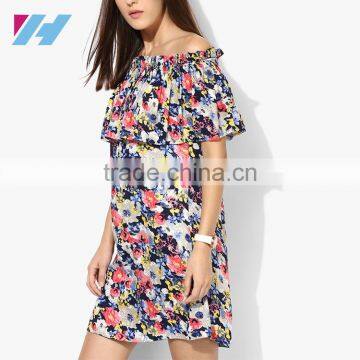 Summer Advanced Fashion Popular Apparel Clothing 2016 Cross Collar Dresses photo-3