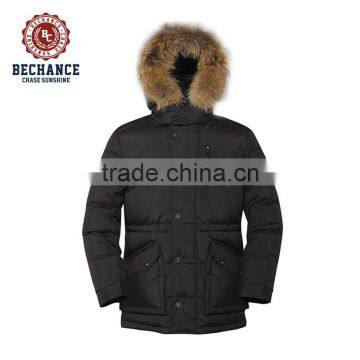Men Down&feather Jacket Winter Coats With Fur