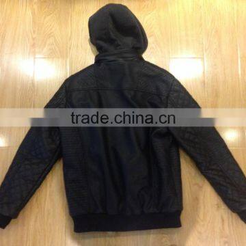 Man pu Leather Jacket #PL8704 photo-2