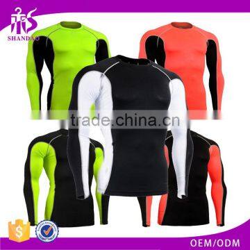 Guangzhou Shandao Custom Neon yellow Exercise Long Sleeve Fashion brazilian sportswear