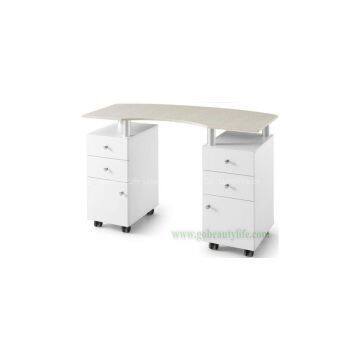 Glass Top With Fan Nail Art Table photo-2