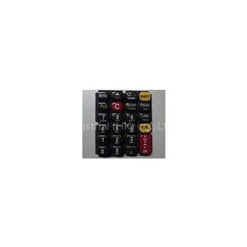 Glossy Oil And 3 Colors Printing Silicone Rubber Molding For Keypad
