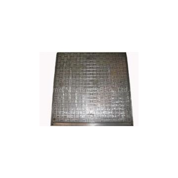 Square ductile iron D400 manhole cover