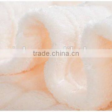 100% Polyester Hot Sale Warm Cozy Micro Soft Fabric Home Textile China Factory Solid Coral Fleece Glossy Household Blankets photo-6