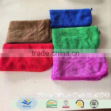 china factory hot sales super absorbed coral fleece hanging hand towels