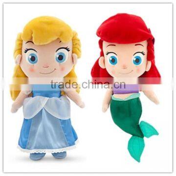 Kids plush stuffed Mermaid toys soft Cinderella toys M7040605