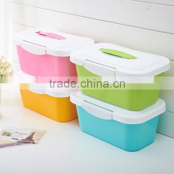 plastic storage box with lock