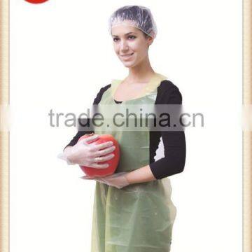 Medical Promotion Disposable PE plastic hospital medical apron,dental supply apron,Waterproof PE Kitchen Apron