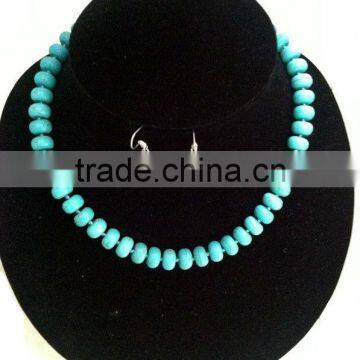 Hot Sale Kallaite Jewelry Set Fashion Jewelry Customized Jewelry 4 Different Stone Shapes photo-3