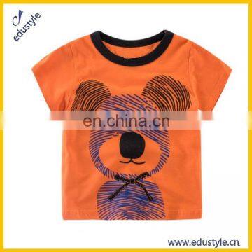 Wholesale Printed Custom 100% Cotton Pique Kids Tee Shirts