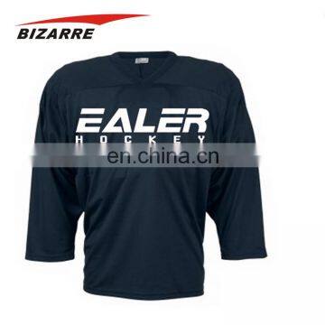 Custom Wholesale Polyester Dry Fit Sublimation Hockey Jersey Team