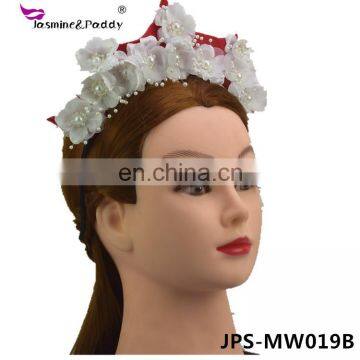 Artificial Princess Flower Headband Crown photo-2