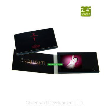 LCD Video Business Card with 2.4inch LCD screen