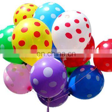 Christmas & new Year decoration balloon metallic polka dot balloon