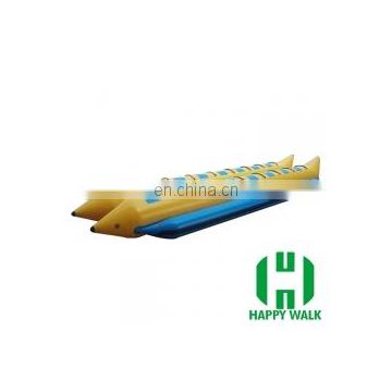 HI inflatable flying banana boat, inflatable water banana boat, adult flying fish banana for sale