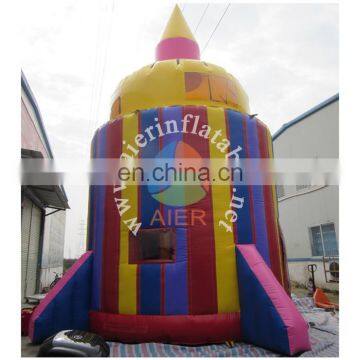 China inflatable games rocket lecitation entertainment games