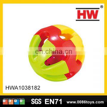 New design baby plastic toys rattle ball