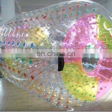 PVC water walking roller ball with colored grips