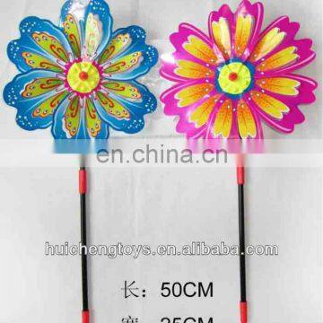 Plastic flower pinwheel HC101383