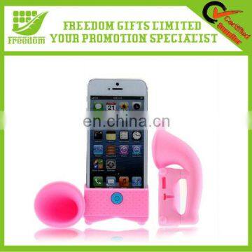 Promotional Logo Printed Silicone Phone Speaker