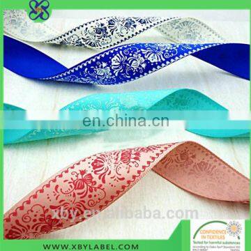 Washable printed ribbons Fabric satin ribbon printer