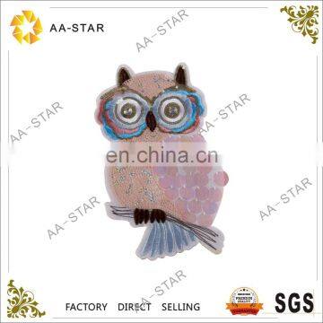 Adorkable nighthawk pattern woven patch custom for kids clothing
