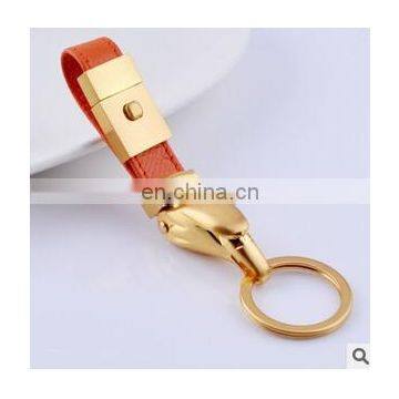 CUSTOM WHOLESALE QUALITY LEATHER KEYCHAIN LEOPARD