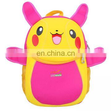 Boys Girls School Bags 3D Pikachu Prints Backpack photo-2