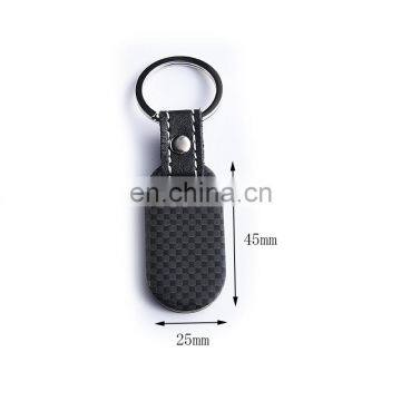 Custom Car Carbon Fiber Metal Keychain Wholesale photo-4