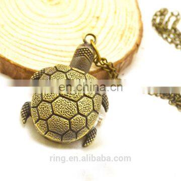 Best things to sell promotional product tortoise shaped cheap cute anime pocket watch