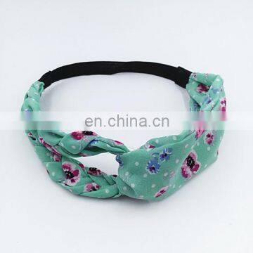 Fashion Style Summer Chiffon Colorful Braided Headband For Youth