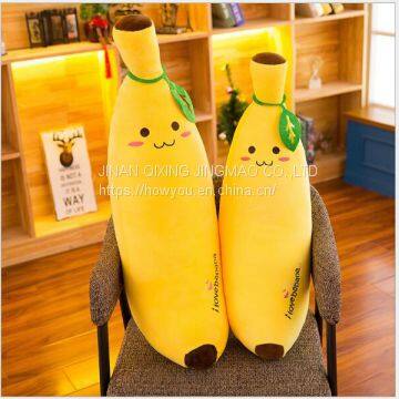 Factory direct soft banana plush toy