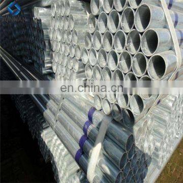 Golden supplier BS1387 ASTM A53 Gr. B Hot DIP Galvanized Steel Pipe round pipe