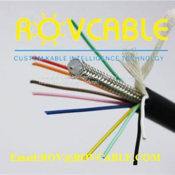 14 core underwater rg59 coaxial cable cctv pipe crawler cable with kevlar reinforced