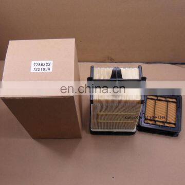 Engine parts 7221934 7286322 hebei inner air filter