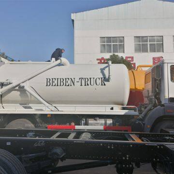 BEIBEN North Benz 8cbm To 12cbm Cubic Meter Vacuum Sewage Suction Truck Septic Tanker Truck Based on Mercedes Benz Technology photo-4
