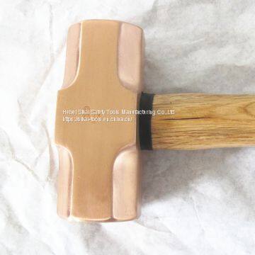 Non Sparking Tools Sledge Copper Hammer Wood Handel photo-4