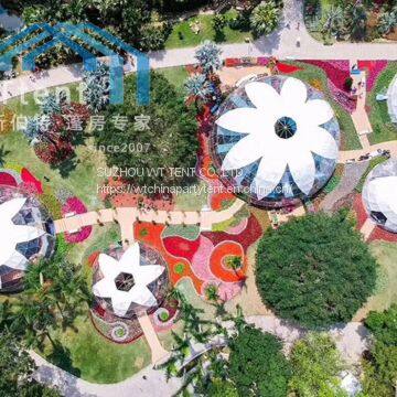 Customized 3-55m Diameter Outdoor Geodesic Dome Tent Used for Exhibition,festival,wedding,party,event photo-4
