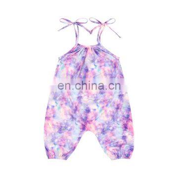 Body Halter Tie Dye Bodysuit Jumpsuit Kids Romper photo-2