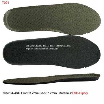 Anti-Static Hipoly Insole for Safety Shoes Inserts