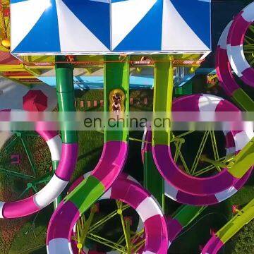 Swimming Pool Water Park Fiberglass Spiral Water Slides Prices