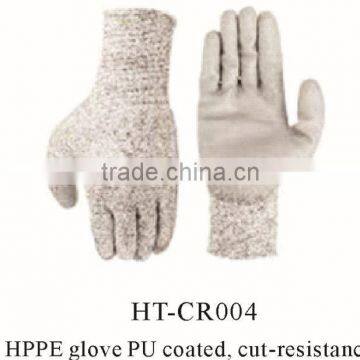 HPPE cut resistant gloves