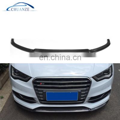 Carbon Fiber Pre-facelift S3 Front Bumper Lip for Audi S3 A3 8V Sedan 4-Door 14-16