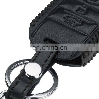 3 Button Leather Car Remote Key Case Cover Protector Holder For Kia KX3 KX5 K3S RIO Ceed Cerato Optima K5 Sportage Sorento photo-5
