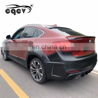 HM Style Wide Body Kit for BMW X6 F16 Car Bumpers Front and Rear Fender