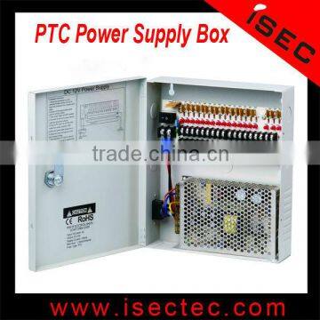 18CH Central Power Supply Box PTC power supply CCTV power supply box