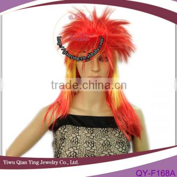 cheap fake streak synthetic hair color spain fans punk wigs