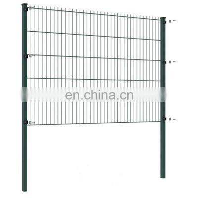 Powder Coated Fence Accessories Sport Fence Rails Galvanized Steel Bilateral Guardrail Network 358 Anti climbing Fence