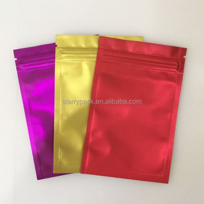 wholesale small mylar bag foil zipper spice packaging bag